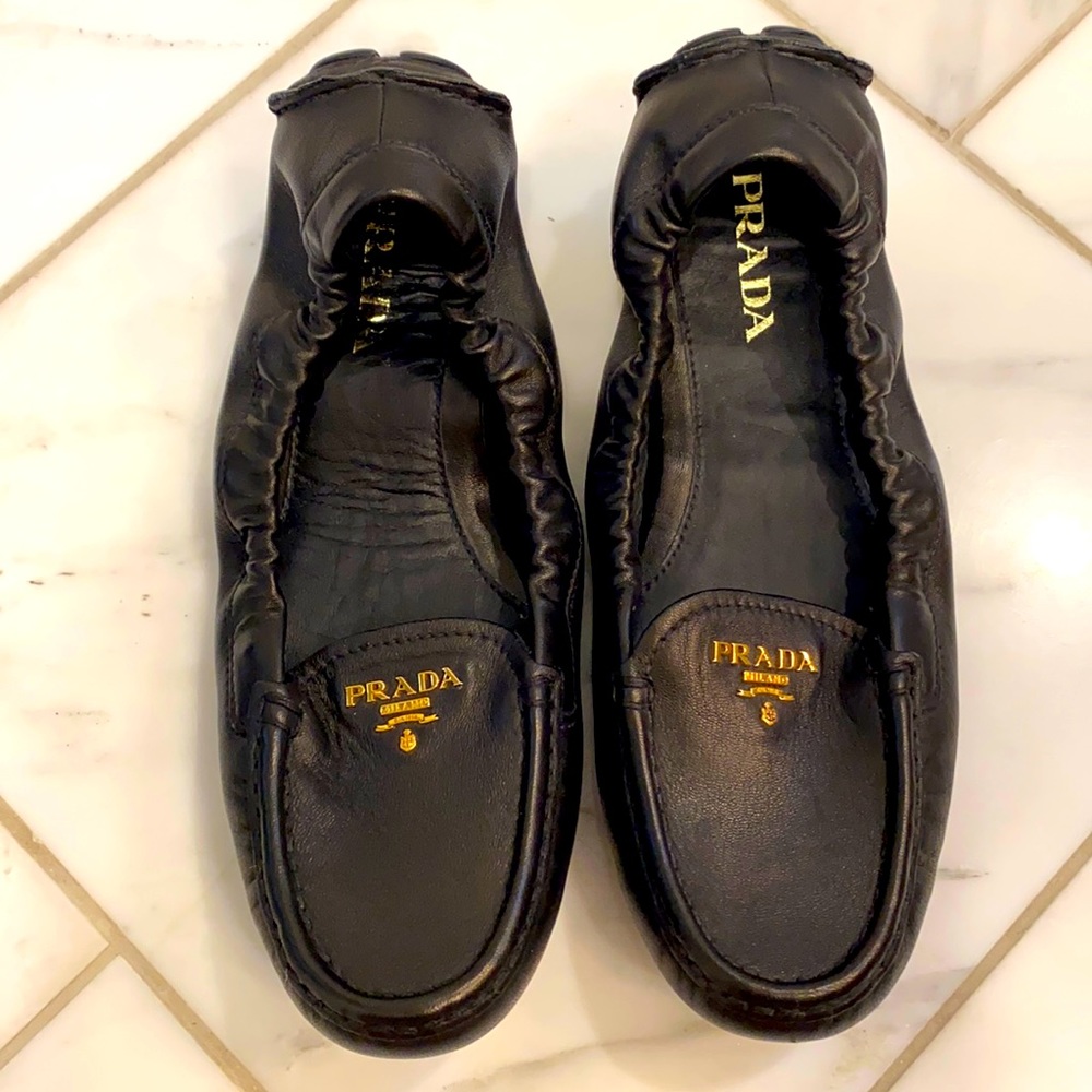 Prada loafer driving shoes